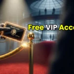Credit card unlocking VIP airport lounge access concept
