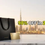 Dubai Shopping Festival 2026 luxury shopping bags and credit card concept