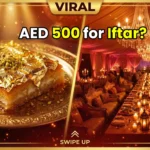 Most expensive Royal Iftar tents and gold food in Dubai 2026.