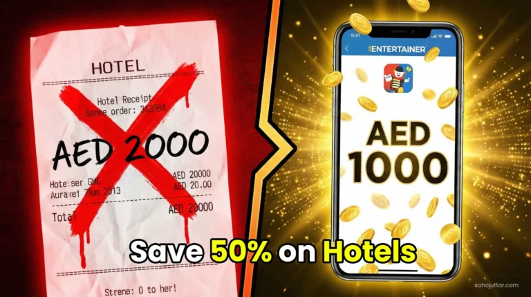How to save money on Dubai luxury hotels using Entertainer and bank offers.